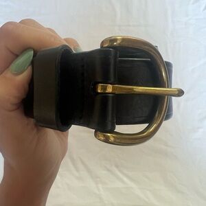 MADEWELL Black Leather Belt